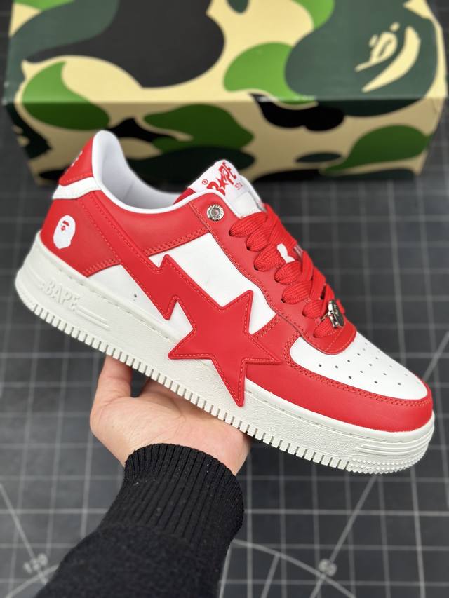 潮流教父nigo品牌 Bape Sta “Tokyo”经典百搭休闲运动板鞋 经典猿人头设计 纯正版型 海玻璃鞋垫 内置全掌气垫 全套顶级包装 包含猿人logo定