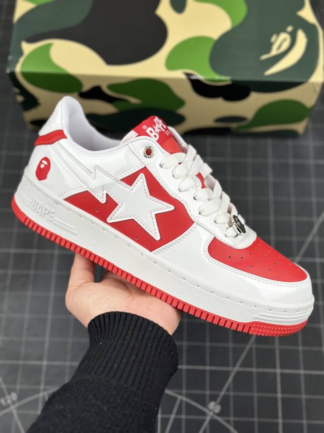 潮流教父nigo品牌 Bape Sta “Tokyo”经典百搭休闲运动板鞋 经典猿人头设计 纯正版型 海玻璃鞋垫 内置全掌气垫 全套顶级包装 包含猿人logo定 - 点击图像关闭