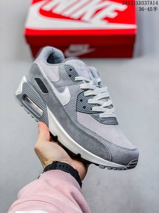 公司级nike Air Max 90初代系列低帮复古气垫百搭休闲运动慢跑 12Jxd337A14