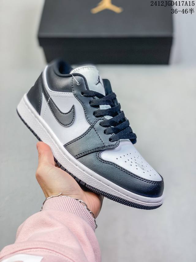 Air Jordan 1 Low Aj1乔1低帮休闲板鞋 同步官方配色 原档冲孔鞋头 正确满胶鞋垫 四线拉帮 原厂织唛标 鞋舌高弹海绵填充。 Size：35.5