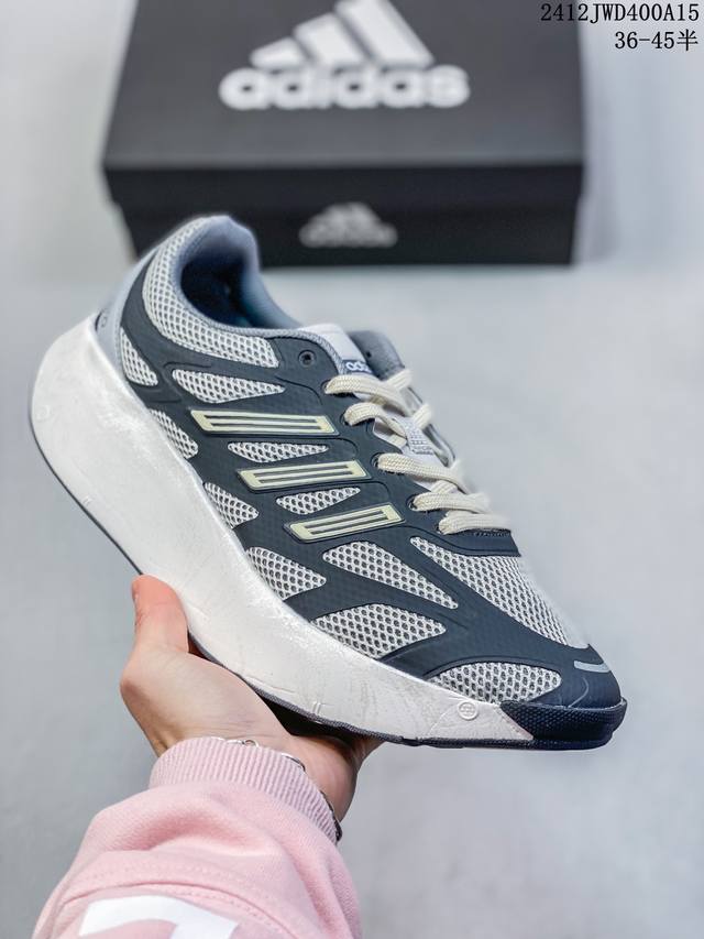 公司级adidas Adizero Aruku 柔软舒适防滑耐磨 阿迪达斯 低帮跑步鞋 货号:Ji0308 尺码:35.5 36 36.5 37 38 38.5