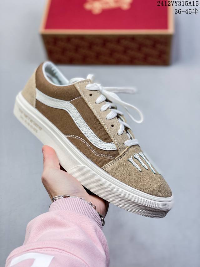 Vans Old Skool 低帮 板鞋 男女同款 黑色 12Vy315A15