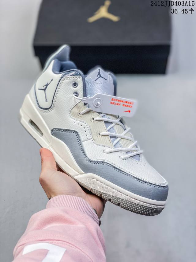 公司级耐克nike Air Jordan Courtside 23迈克尔 乔丹aj3代简版中帮复古休闲运动文化篮球鞋 货号:Fq6861-121 尺码:36 3