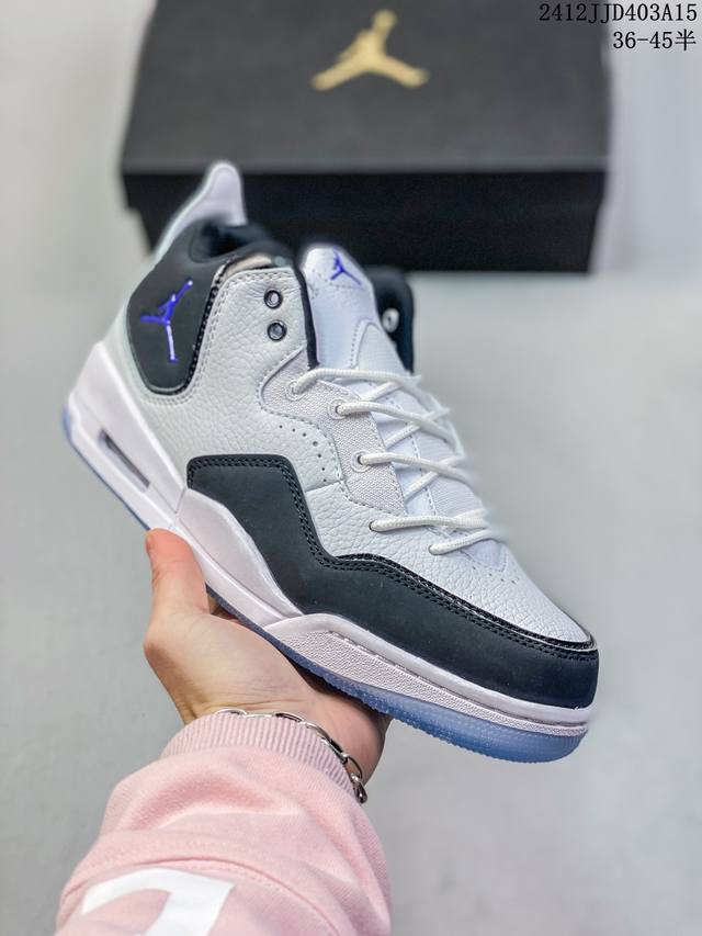 公司级耐克nike Air Jordan Courtside 23迈克尔 乔丹aj3代简版中帮复古休闲运动文化篮球鞋 货号:Fq6861-121 尺码:36 3