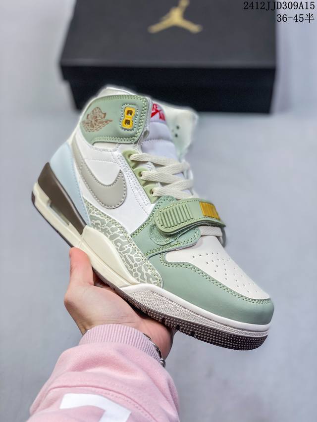 三合一最强合体，多种新配色回归耐克nike Air Jordan Legacy 312 High”White Grey Fog Blue Red“乔丹最强三合一