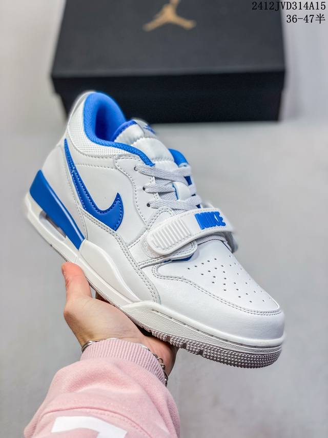 公司级三合一最强合体，多种新配色回归耐克nike Air Jordan Legacy 312 Low”White Grey Fog Blue Red“乔丹最强三