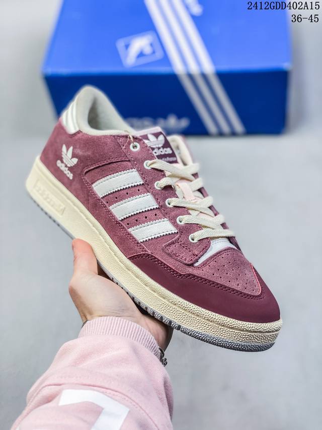 公司级阿迪达斯adidas Centennial 85 Low 低帮百搭潮流休闲运动板鞋。以复古篮球鞋的外形为基础，采用皮革拼接，简约百搭，更加贴合舒适。中底内