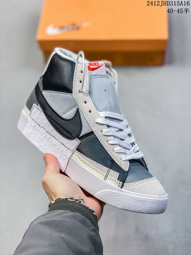 Nike耐克blazer Mid Pro Club男低帮运动板鞋休闲鞋dq7673-102 H 尺码：40-45半 12Jhd315A16