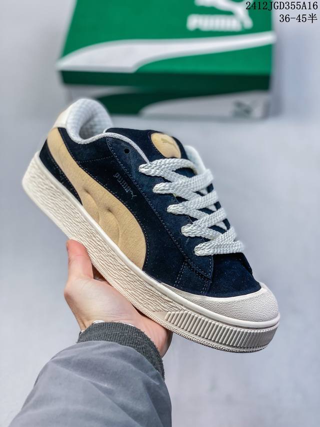 Puma彪马男女suede Xl面包鞋复古撞色拼接情侣休闲鞋滑板鞋399099 12Jgd355A16