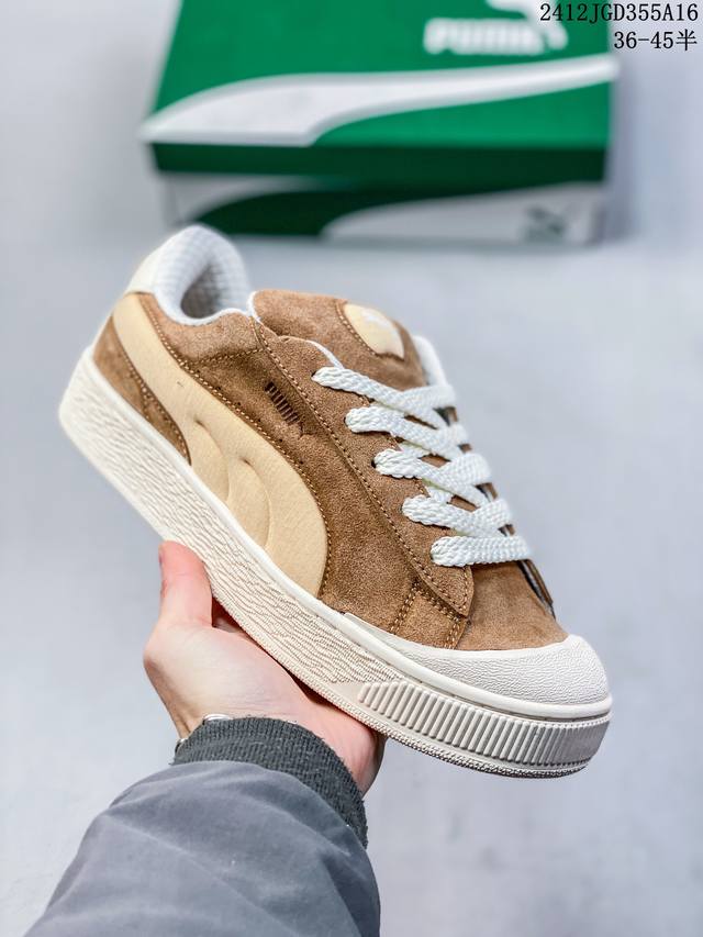 Puma彪马男女suede Xl面包鞋复古撞色拼接情侣休闲鞋滑板鞋399099 12Jgd355A16