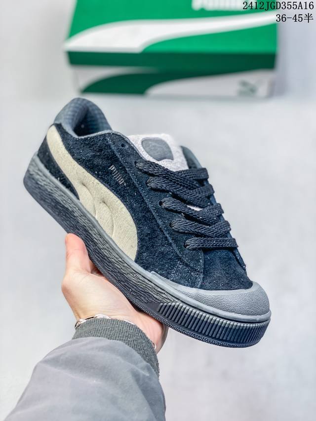 Puma彪马男女suede Xl面包鞋复古撞色拼接情侣休闲鞋滑板鞋399099 12Jgd355A16