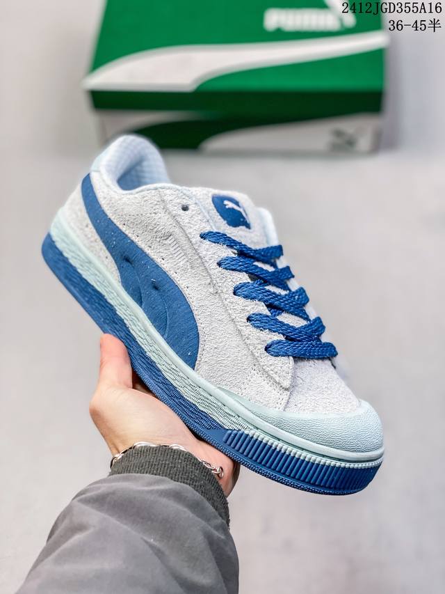 Puma彪马男女suede Xl面包鞋复古撞色拼接情侣休闲鞋滑板鞋399099 12Jgd355A16