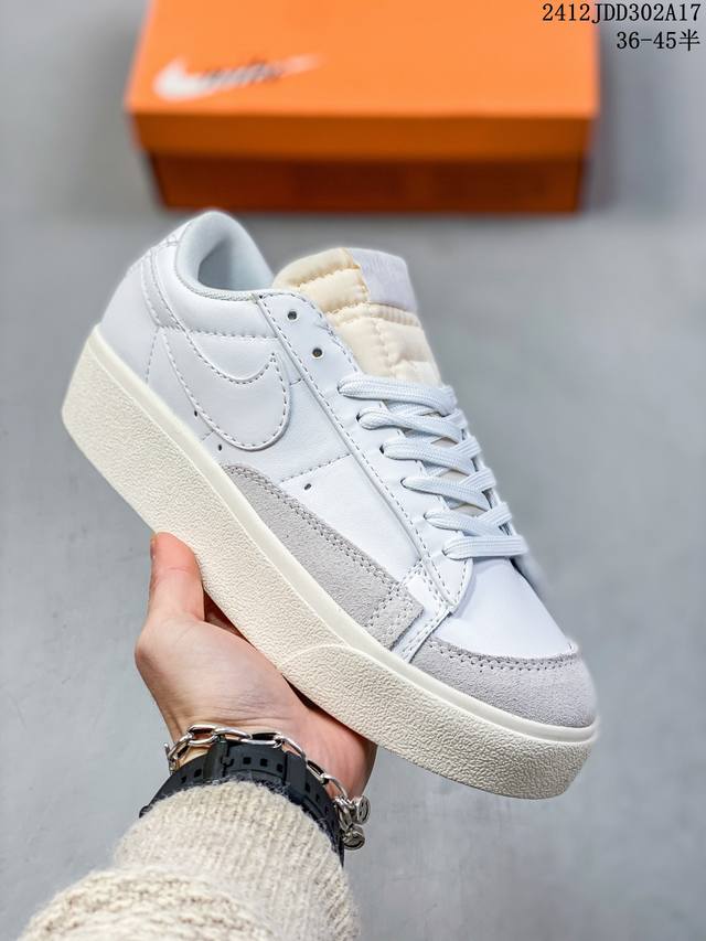 耐克nike Wmns Blazer Low Lx 开拓者 低帮百搭休闲运动板鞋 货号dj0292 尺码：36 36.5 37 38 38.5 39 40 40