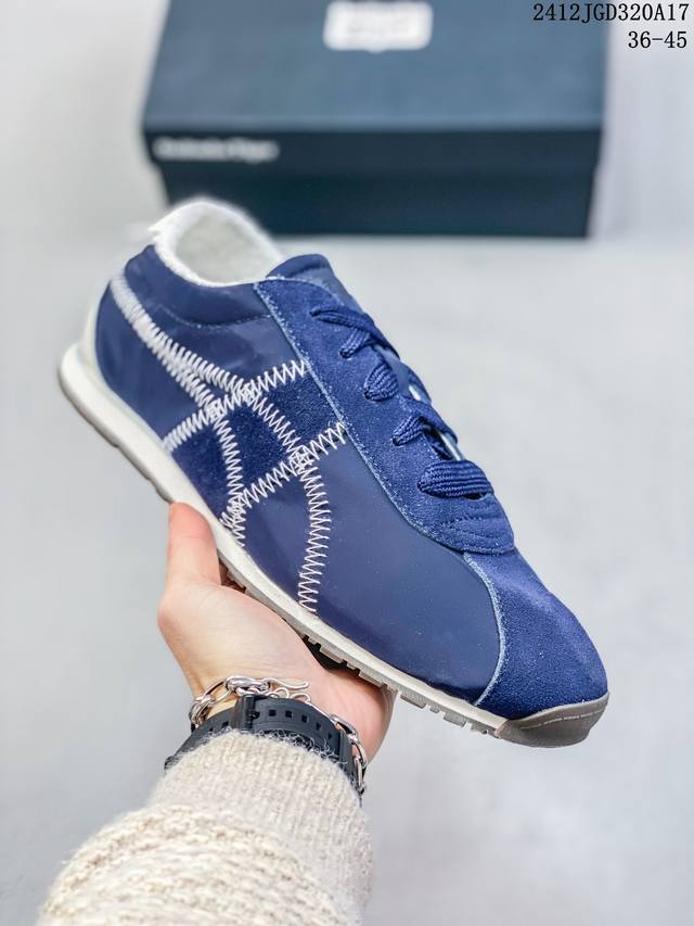 Onitsuka Tiger鬼塚虎 新款时尚舒适休闲运动鞋 Tiger Corsair A55跑步鞋#Onitsukatiger##鬼塚虎#全新tiger Co