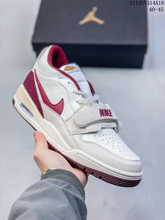 真标nike Air Jordan Legacy 312 Low耐克乔丹三合一混合版本低帮文化休闲运动篮球鞋 货号:Ib4712-161 尺码:40-45 编码