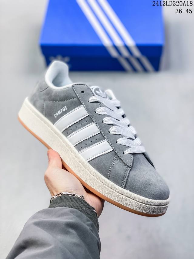 特价 Adidas Originals Campus 00S 学院系列 面包风经典复古低帮百搭休闲运动板鞋 货号：Id2064 尺码：36 36.5 37 38