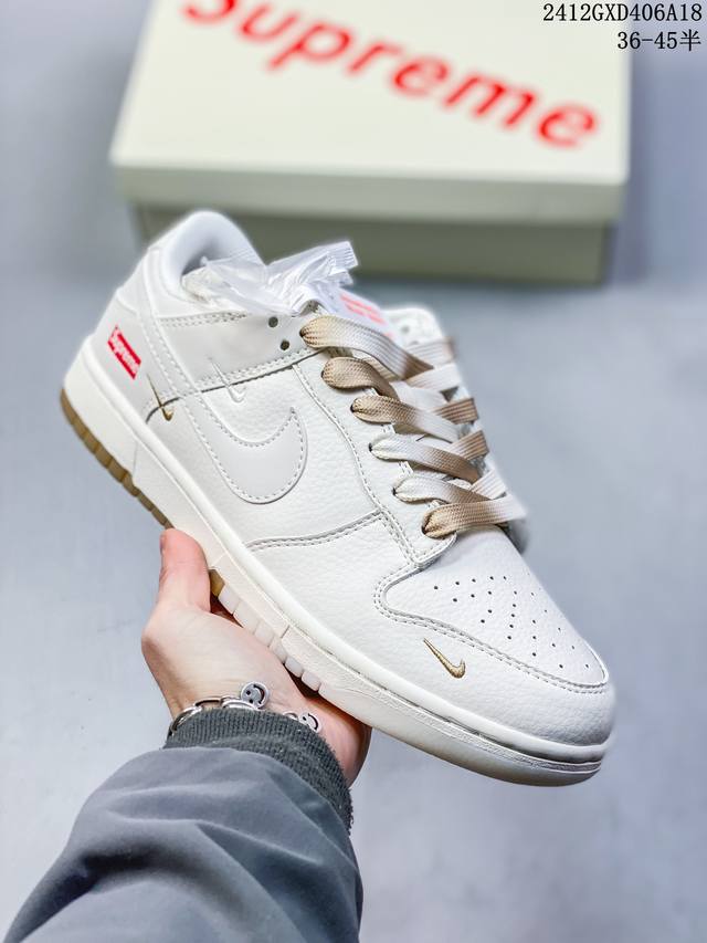 海外爆款限量发售！公司级 Nike Sb Dunk Low“ Supreme联名蛇年限定 灰蟒纹” 周年高端定制 低帮休闲板鞋 定制鞋盒 大厂纯原品质出货 超高