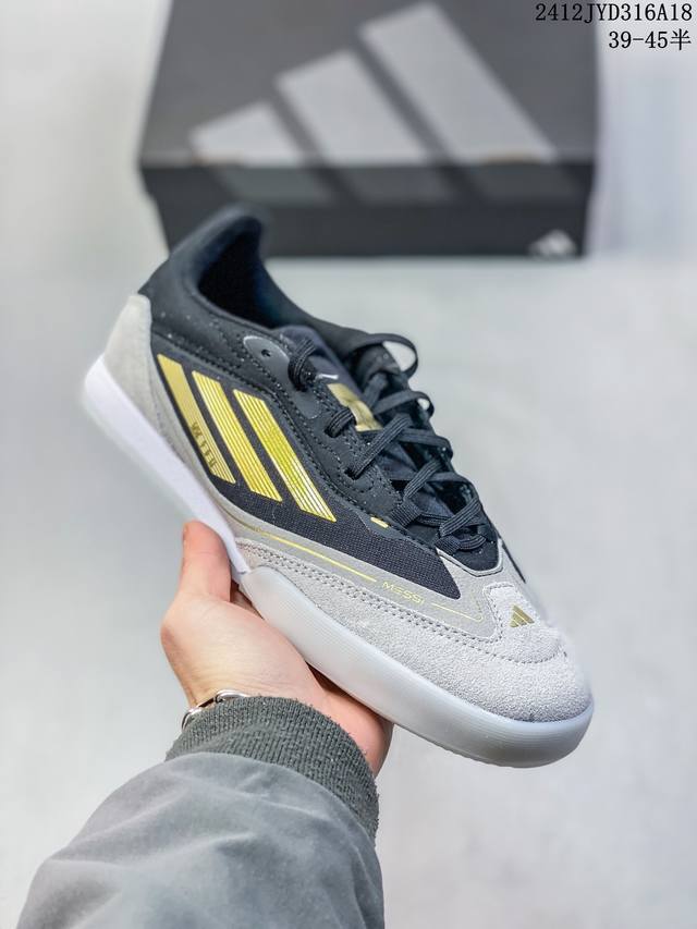 Adidas F50 舒适百搭 防滑耐磨 足球鞋 男女同款 白蓝色 货号：Ih8361 12Jyd316A18