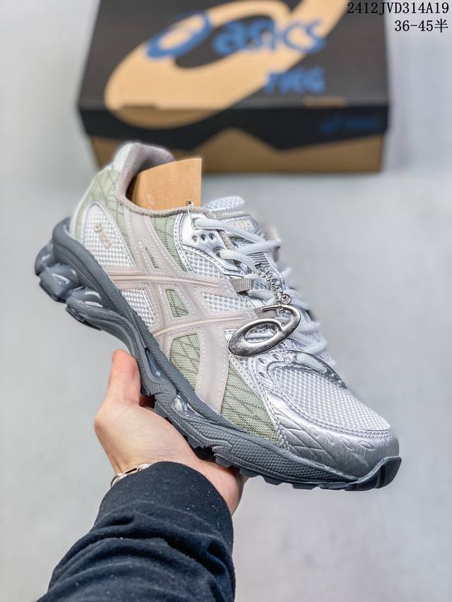 公司级asics Gel-Nimbus 10.1 亚瑟士 复古先锋 潮流 拼接耐磨 低帮休闲跑步鞋 货号: 3A723- 尺码:36 37 37.5 38 39