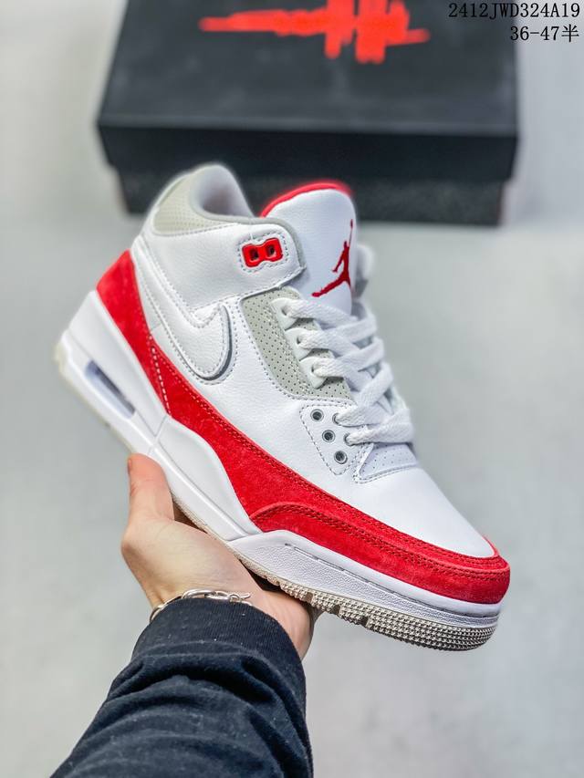 公司级air Jordan 3 Retro 迈克尔 乔丹aj3代中帮复古休闲运动文化篮球鞋 货号:Dx6660-900 尺码:36 36.5 37.5 38 3