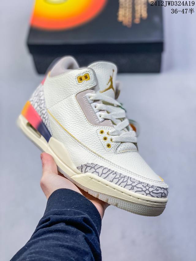 公司级air Jordan 3 Retro 迈克尔 乔丹aj3代中帮复古休闲运动文化篮球鞋 货号:Dx6660-900 尺码:36 36.5 37.5 38 3