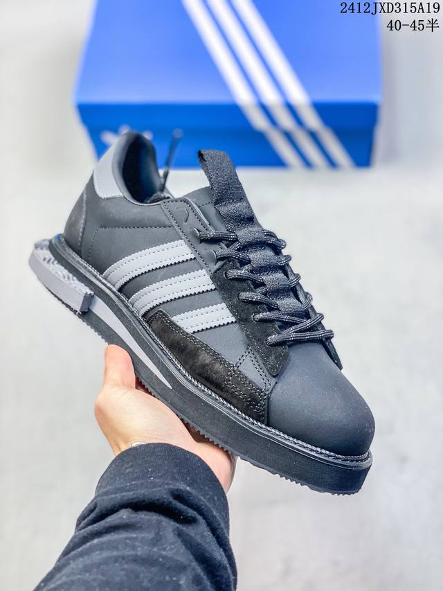 Adidas Originals Campus Mfx Reboot Low 阿迪达斯学院重启系列低帮复古休闲工装板鞋鞋 这双阿迪达斯也太复古了吧！ 采用牛巴磨