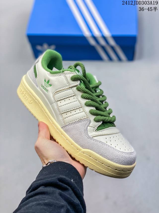 Adidas Originals Centennial 85 Low 灰白紫 低帮百搭潮流休闲运动校园板鞋时尚男女鞋 货号：Id1812 尺码：36 36 37