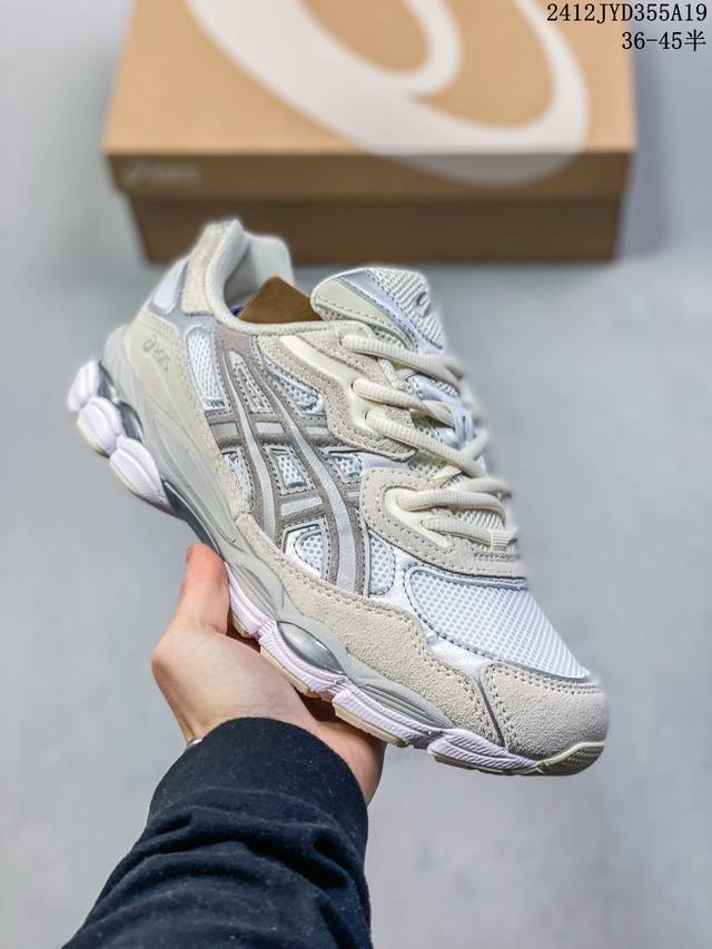 独家实拍又一双 鞋圈黑马 ,日本专业跑鞋品牌- 亚瑟士 Asics Gel-Nyc 系列低帮复古休闲运动慢跑鞋 货号 1A789-102 #升级原楦原纸版开发#