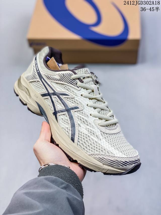 亚瑟士asics Cel-Cel-Flux 4复古单品 网面休闲透气跑步鞋 鞋款采用亚瑟士amplifoam科技 为运动中带来回弾性和轻量性感受 工程网眼鞋面提