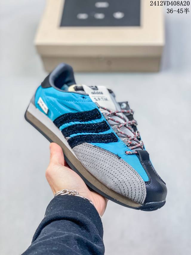 特价 阿迪达斯三叶草adidas Originals Samba Vegan Og”Spd”足球风百搭低帮休闲运动板鞋 尺码: 36 36.5 37 38 38