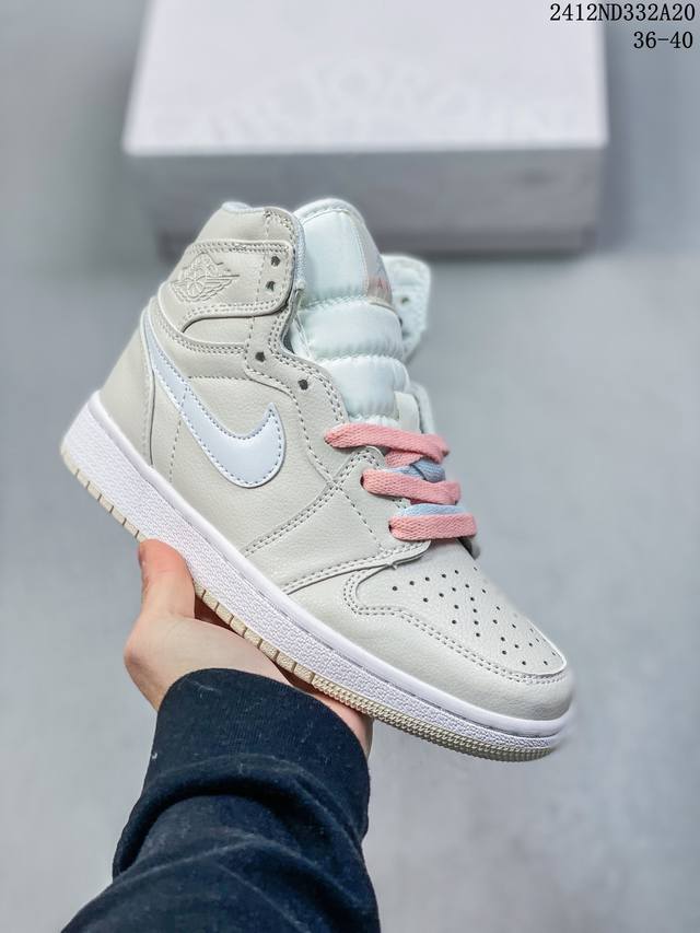 乔丹air Jordan 1 Midcoconut Milkaj1乔丹一代高帮中帮经典复古文化休闲运动篮球鞋 货号：555112-401 Id12Nd332A2