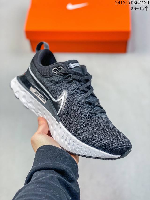 Nike 耐克react Infinity Run Flyknit 2 男女跑步鞋 Ct2357-102 尺码：36-45半 编码：12Jyd367A20