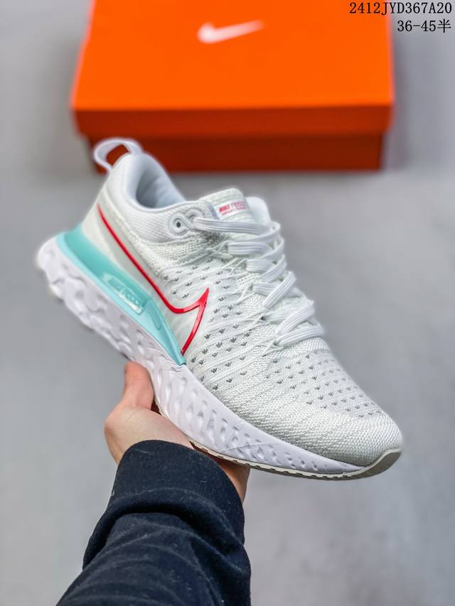 Nike 耐克react Infinity Run Flyknit 2 男女跑步鞋 Ct2357-102 尺码：36-45半 编码：12Jyd367A20