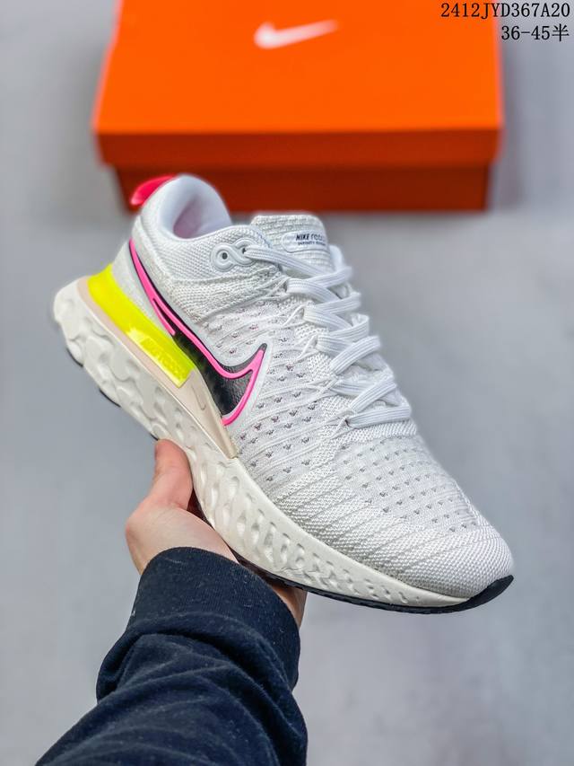 Nike 耐克react Infinity Run Flyknit 2 男女跑步鞋 Ct2357-102 尺码：36-45半 编码：12Jyd367A20