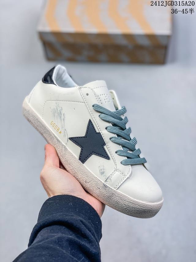 公司级 Golden Goose Deluxe Brand Sstar来自意大利db脏出天际的小脏鞋 潮复古板鞋，宋仲基欧巴各种剧照上脚~日常上脚~纯正的意大利