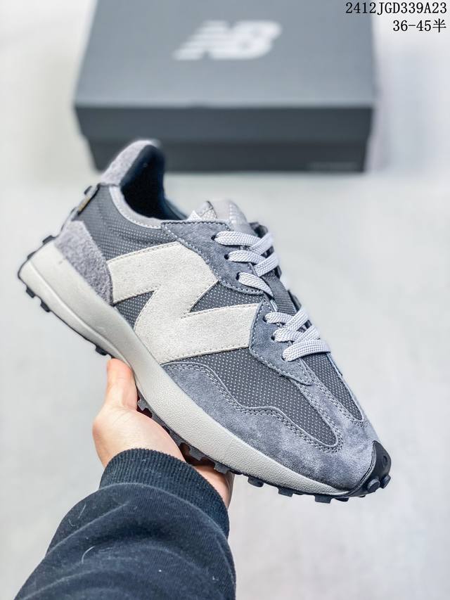 真标带半码！ 新百伦 New Balance Nb327系列 复古休闲运动慢跑鞋 Ws327Ra全新 New Balance 327 系列，以更纯粹的复古风格设