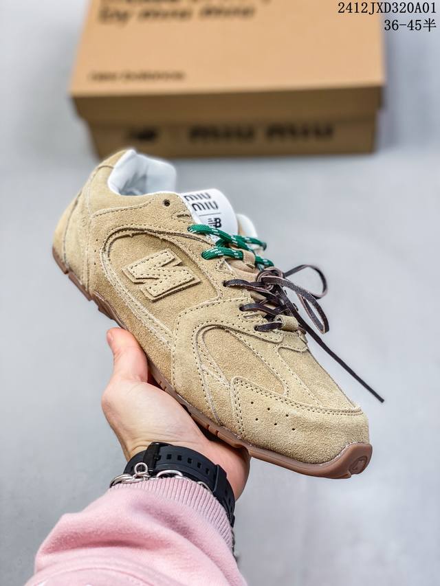 Miumiu缪缪 X New Balance Nb530 情侣款 休闲 运动鞋 阿甘鞋 德训鞋 原版开发 经典nb530运动鞋中汲取灵感推出了自己的迭代版本53