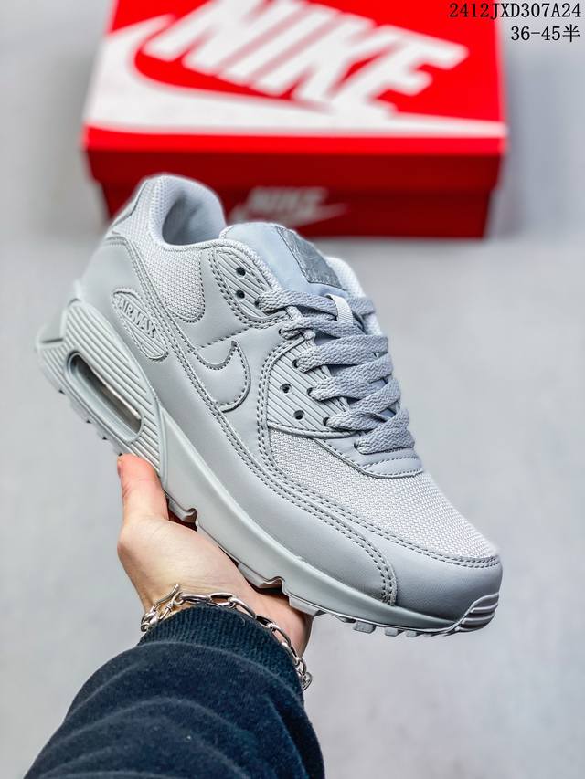 公司级nike Air Max 90初代系列低帮复古气垫百搭休闲运动慢跑 尺码：36-45半 编码：12Jxd307A24