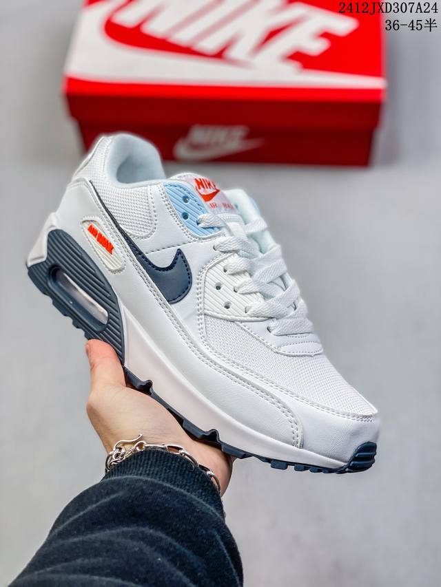 公司级nike Air Max 90初代系列低帮复古气垫百搭休闲运动慢跑 尺码：36-45半 编码：12Jxd307A24