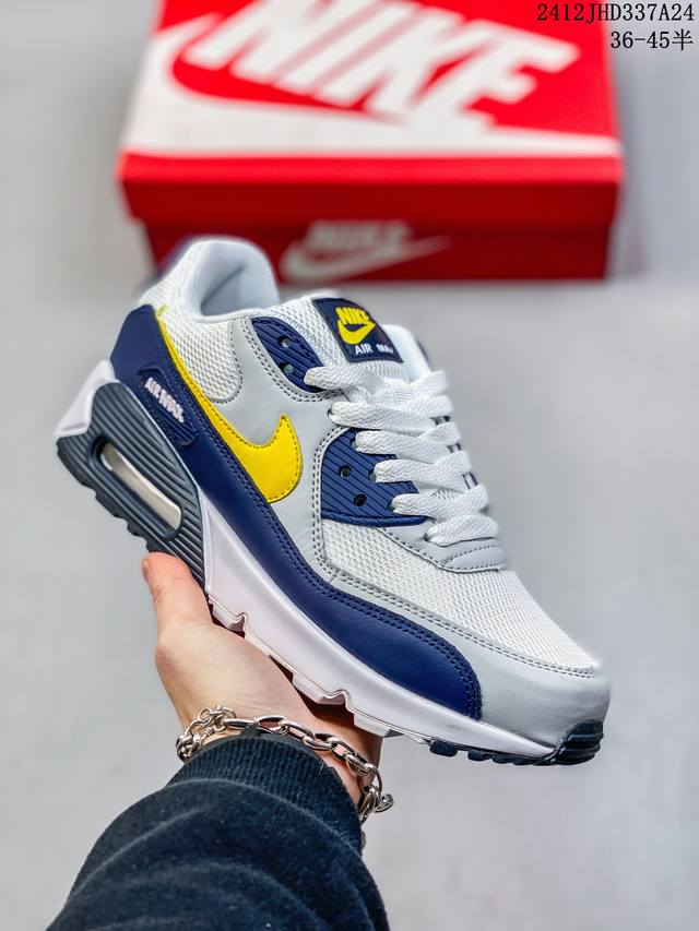 公司级nike Air Max 90初代系列低帮复古气垫百搭休闲运动慢跑 尺码：36-45半 编码：12Jhd337A24