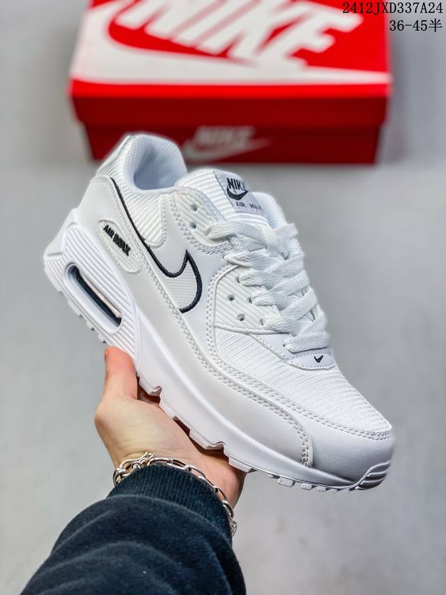 公司级nike Air Max 90初代系列低帮复古气垫百搭休闲运动慢跑 尺码：36-45半 编码：12Jxd337A24