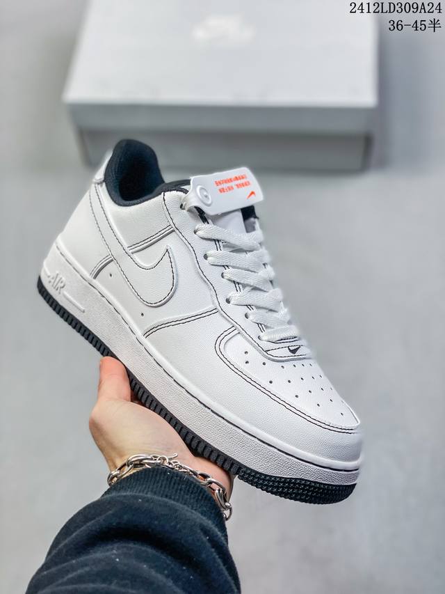 特价 耐克nike Air Force 1’07 空军一号低帮百搭休闲运动板鞋。柔软、弹性十足的缓震性能和出色的中底设计，横跨复古与现代的外型结合，造就出风靡全