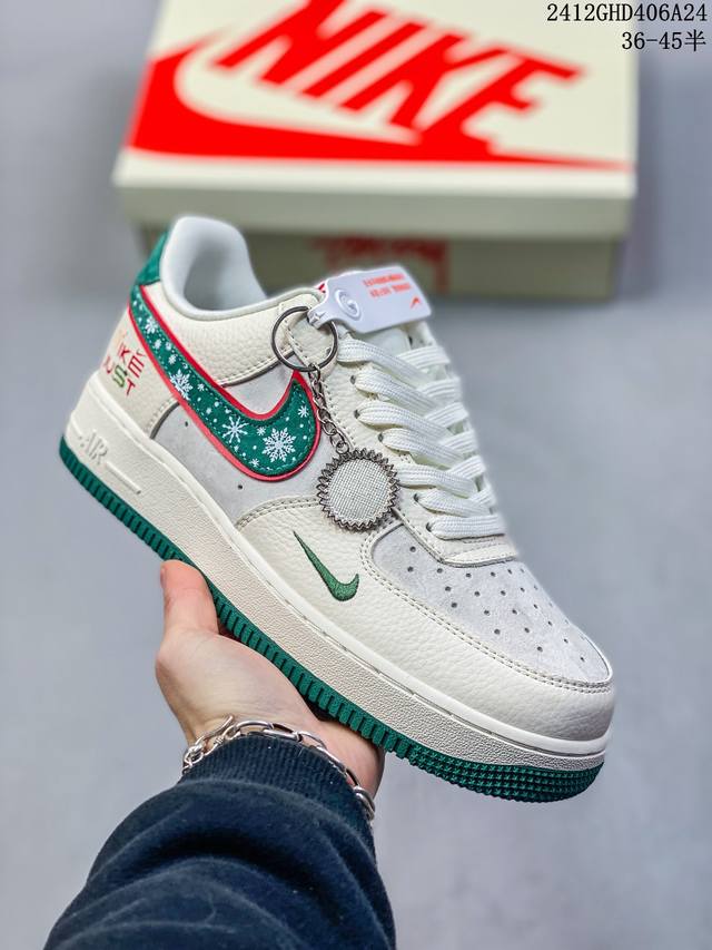 海外限量发售！公司级nike Air Force 1 '07 Low “斯图西联名--灰英文拼接”空军一号 低帮 运动鞋 休闲鞋 折边针车 工艺难度大 原楦头原