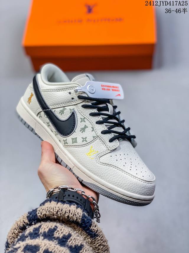 公司级nk Dunk Low Retro “Diy高端定制” 低帮休闲运动板鞋 原装头层材料 用料绝不含糊 独家版型蒸餾加工帶來的是更好的视觉和脚感体验 清洁度