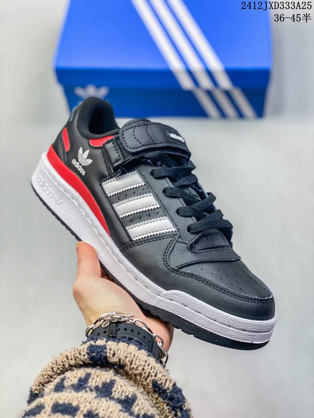 Ad Originals Forum 84 Low Classic 经典潮流低帮休闲鞋 上架实拍 诞生于1984年的经典复古篮球鞋adidas Original