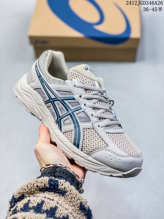 简介：真标亚瑟士asics Gel- S 复古单品 网面休闲透气跑步鞋 鞋款采用亚瑟士amplifoam科技 为运动中带来回弾性和轻量性感受 工程网眼鞋面提供运