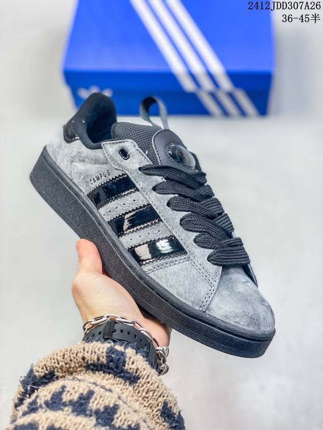 全猪八皮 Adidas阿迪达斯.男女鞋 三叶草campus 00S 面包鞋复古休闲板鞋。千禧回潮！Adidas Campus 00S 经典再现！面包化的camp