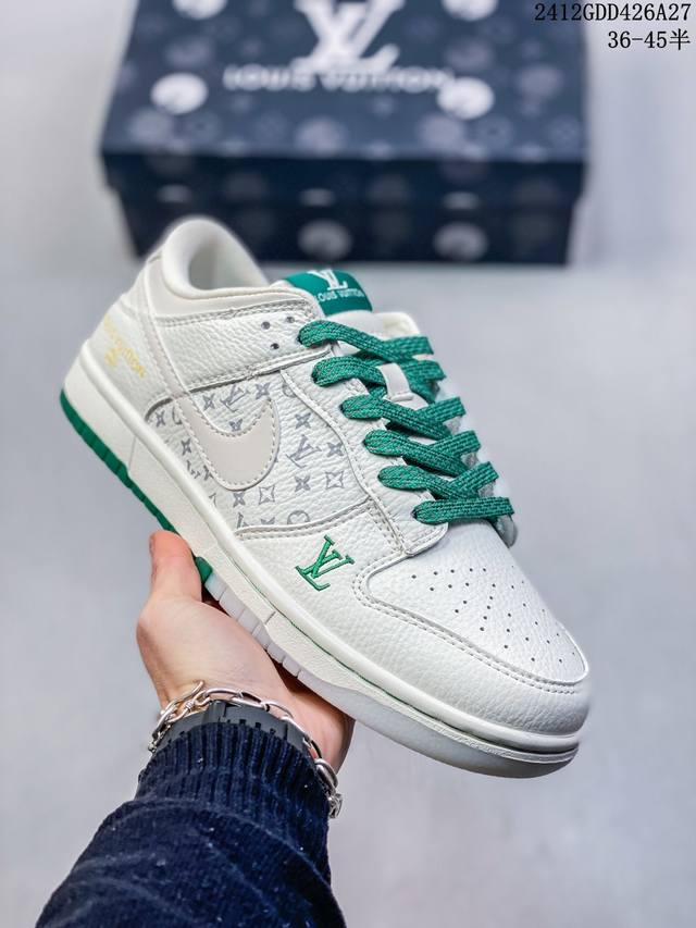 Nike Sb Dunk Low 圣罗兰联名四勾白灰 性价比天花板 尝鲜先行版 原装头层材料 独家版型蒸餾加工 帶來的是更好的视觉和脚感体验 大厂纯原品质出货