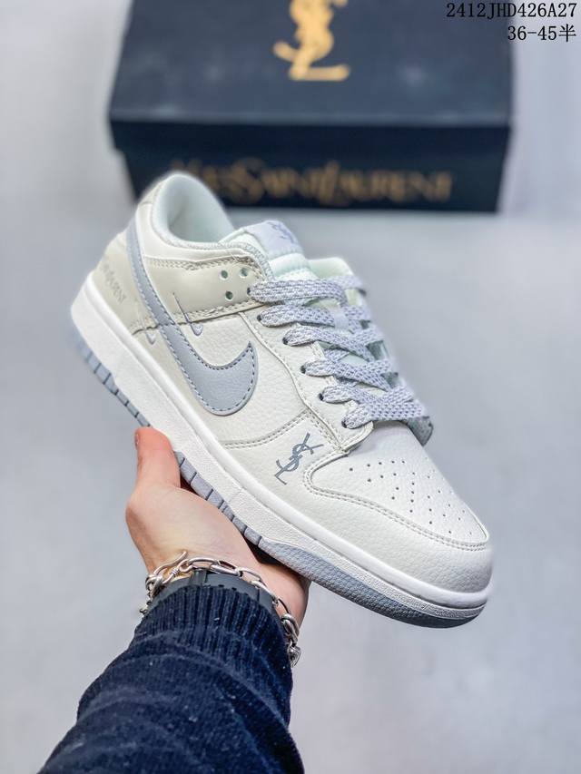 Nk Sb Dunk Low Lv联名白绿双色大底 周年高端定制 低帮休闲板鞋 #高端定制鞋盒 原装头层材料 独家版型蒸餾加工 大厂纯原品质出货 超高清洁度 皮