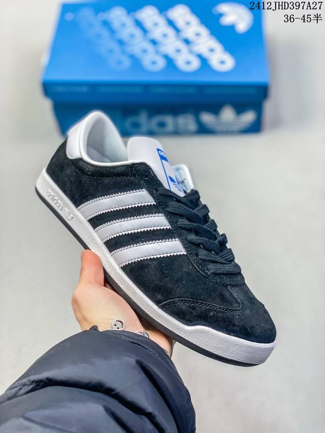 阿迪达斯 Adidas Originals 80年代保龄球鞋升格经典鞋款 Kegler Super 回归！德训鞋 时尚复古运动板鞋。此番两个单位就决定回归原点，